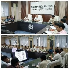 कानपुर देहात 12 सितंबर 2024 *जिलाधिकारी ने की कर-करेत्तर, राजस्व कार्यो की मासिक समीक्षा, दिए निर्देश*