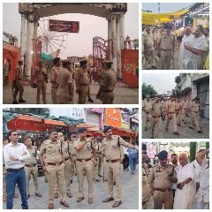 कानपुर15सितम्बर24*डी.सी पी पश्चिम ने बुढ़वा मंगल की तैयारी व सुरक्षा व्यवस्था को परखा गया*