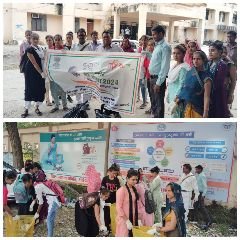 औरैया17सितम्बर24*स्वच्छ माईइंडिया स्वच्छता कार्यक्रम चलाया गया नेहरू युवा केंद्र पर।