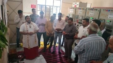 मथुरा18सितम्बर24*विश्वकर्मा जयंती के पवन अबसर पर पागल बाबा बिजली घर पर बड़ी ख़ुशी से मनाई गई