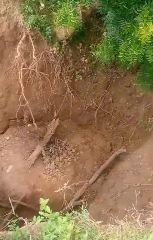 झांसी18सितंबर24*जोरदार बारिश होने से किसानों के कुँए हुए धरासायी