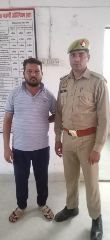 मथुरा20सितम्बर24*थाना राया पुलिस द्वारा थाना स्थानीय पर पंजीकृत अभियोग में वाछिंत अभियुक्त को किया गिरफ्तार ।