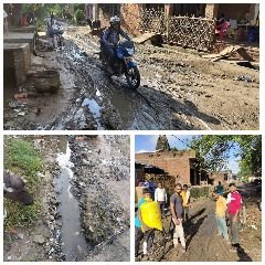 औरैया21सितम्बर24*भेंसौल निवासी नरकीय जीवन जीने को मजबूर,थाना क्षेत्र फफूंद ब्लॉक अछल्दा का मामला