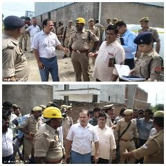 कानपुर देहात 21 सितंबर 2024 *रनिया स्थित फैक्ट्री में लगी आग का डीएम ने लिया त्वरित संज्ञान, मौके पर पहुंच कर राहत एवं बचाव कार्यों का लिया जायजा।*