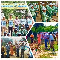 कानपुर देहात23सितम्बर24*दुर्वासा ऋषि आश्रम सेंगुर नदी घाट पर चला सफाई अभियान।*