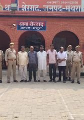 मथुरा25सितम्बर24*थाना शेरगढ पुलिस द्वारा एक गाँजा तस्कर को किया गिरफ्तार कब्जे से 350 ग्राम गांजा बरामद*