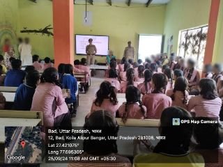 मथुरा 25 सितंबर 2024*ऑपरेशन जागृति, नारी सुरक्षा*