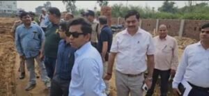 रूडकी25सितम्बर24* hrda के vc ने किया निर्माणाधीन कॉलोनी का निरिक्षण...