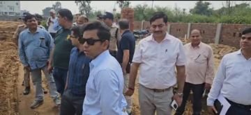 रूडकी25सितम्बर24* hrda के vc ने किया निर्माणाधीन कॉलोनी का निरिक्षण...