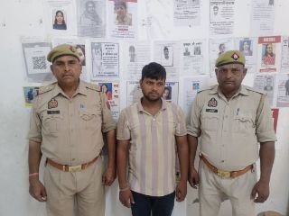 मथुरा 25 सितंबर 2024*धोखाधडी कर एटीएम बदलकर रुपये निकालने वाले अभियुक्त को किया गिरफ्तार।