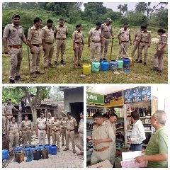 लखनऊ26सितम्बर24*थाना नगराम क्षेत्र में छापेमारी के साथ, विदेशी मदिरा/बियर की दुकानों पर आबकारी ने किया निरीक्षण*