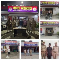 सहारनपुर26सितम्बर24*थाना सरसावा,थाना मिर्जापुर,थाना सदर बाजार एवम थाना चिलकाना से बड़ी खबर*