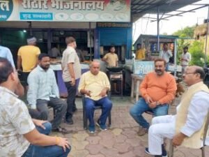 अनूपपुर27सितम्बर24*दिलीप जायसवाल राज्य मंत्री (स्वतंत्र प्रभार) के साथ चाय पे चर्चा