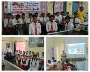 अनूपपुर 04 सितम्बर 24*हायर सेकेंडरी आर सी स्कूल चचाई में ट्रेफिक अवेयरनेस कार्यक्रम किया गया आयोजित