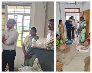 अनूपपुर 11 सितम्बर 24कोदो इकाई कोहका का कलेक्टर हर्षल पंचोली ने किया अवलोकन