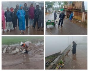 अनूपपुर 12 सितम्बर 24*पवित्र नगरी में सफाई कर्मी बारिश हो या ठंडी कभी हताश नहीं होते