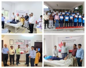 अनूपपुर 27 सितम्बर 24*एमबी पावर प्लांट परिसर में रखा गया रक्तदान शिविर का अयोजन, "शिविर में 92 यूनि
