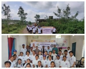 अनूपपुर 29 सितंबर 24*जनजातीय विश्वविद्यालय अमरकंटक के एनएसएस विद्यार्थियों ने ग्राम वासियों को किया जागरूक