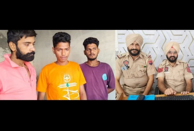 पंजाब 10 अक्टूबर 2024* चोरी के मोबाईल व मोटरसाईकिल बेचने वाले तीन काबू, 1 फरार पंजाब 10 अक्टूबर 2024* चोरी के मोबाईल व मोटरसाईकिल बेचने वाले तीन काबू, 1 फरार