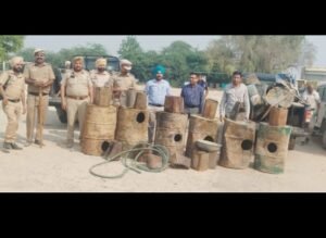 पंजाब 23 अक्टूबर 2024* 25 हजार लीटर लाहन को पुलिस ने किया नष्ट