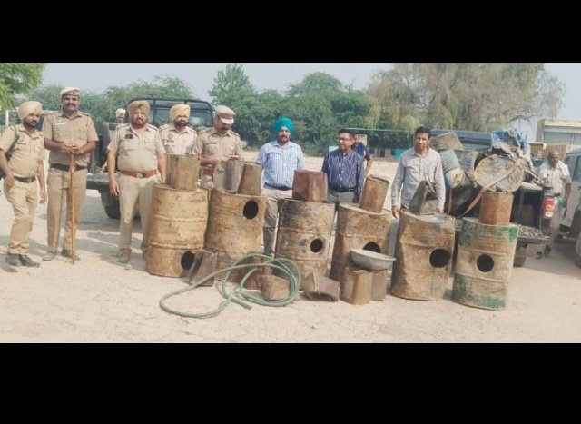 पंजाब 23 अक्टूबर 2024* 25 हजार लीटर लाहन को पुलिस ने किया नष्ट