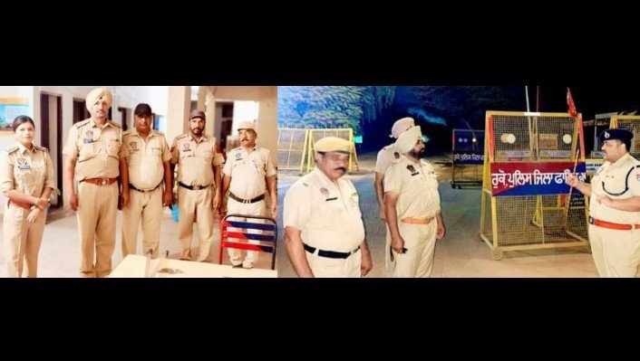 पंजाब 25 अक्टूबर 2024* एपपीडी प्रदीप संधू ने की नाकों की चैकिंग पंजाब 25 अक्टूबर 2024* एपपीडी प्रदीप संधू ने की नाकों की चैकिंग