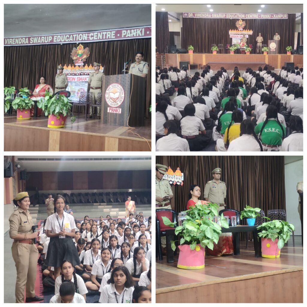 कानपुर नगर8अक्टूबर24*ए.सी.पी पनकी के नेतृत्व में मिशन शक्ति के तहत छात्राओं को किया जागरूक*