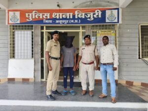 अनूपपुर 01 अक्टूबर 24*बिजुरी पुलिस ने अज्ञात अंधे कत्ल की घटना का 12 घंटे मे किया खुलासा