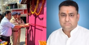 देहरादून3अक्टूबर24*व्यापार मंडल की मांग का दिखा असर। पलटन बाजार में लगा पिंक बूथ,