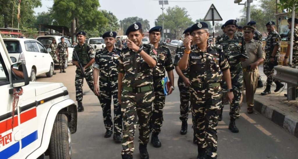 बहराइच9अक्टूबर24*महानिदेशक सशस्त्र सीमा बल का 42 वीं वाहिनी का दो दिवसीय भ्रमण