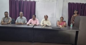 गाजीपुर25अक्टूबर24*संस्कृत विभाग की शोध संगोष्ठी संपन्न