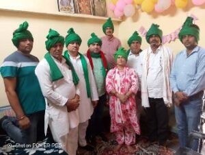 मथुरा3अक्टूबर24*भारतीय किसान यूनियन चौधरी रविंदर युवा जिला अध्यक्ष बनने पर उनका तहे दिल से सम्मान किया गया