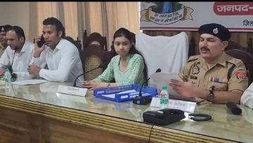 शामली5अक्टूबर24*12वीं की टॉपर छात्रा को शामली डीएम बनाया गया।*