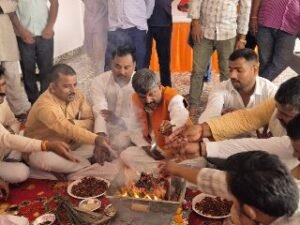 अयोध्या5अक्टूबर24*कल्याण मंडप का भाजपा विधायक ने किया लोकार्पण