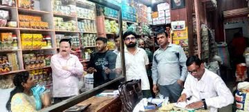 मिर्जापुर: 5अक्टूबर 24 *खाद्य प्रदार्थ विक्रेताओं के यहां की गई छापेमारी*