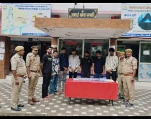 कानपुर24*अंतर्जनपदीय साइबर गिरोह के सात सदस्यों को पनकी पुलिस ने किया गिरफ्तार*