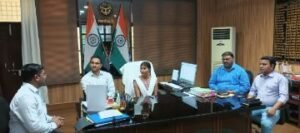 कौशाम्बी8अक्टूबर24*काजल बनी एक दिन की डीएम,सुनी लोगो की समस्याएं अधिकारियो को दिए निर्देश*