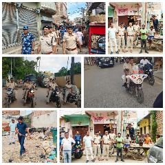 भागलपुर7अक्टूबर24*दुर्गा पूजा को लेकर निकाली गई फ्लैग मार्च भागलपुर7अक्टूबर24*दुर्गा पूजा को लेकर निकाली गई फ्लैग मार्च