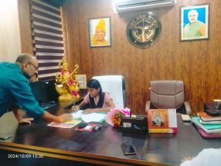 कौशाम्बी9अक्टूबर24*एक दिन के लिये बीएसए बनी राधिका* कौशाम्बी9अक्टूबर24*एक दिन के लिये बीएसए बनी राधिका*