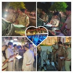 कानपुर नगर9अक्टूबर24*पुलिस उपायुक्त पश्चिम द्वारा पनकी क्षेत्रांतर्गत पीआरवी 0683 को चेक किया,।*