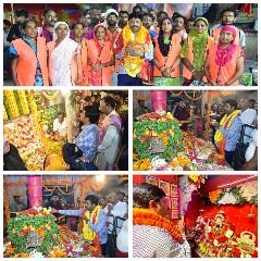 प्रयागराज10अक्टूबर24*नवरात्र दुर्गा अष्टमी पर मंत्री नन्दी ने शक्तिपीठों में लगाई हाजरी*देवी मंदिरों में किया पूजन अर्चन*