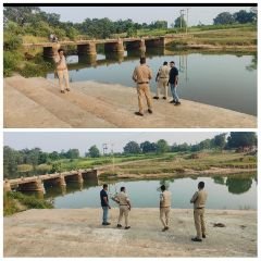 गुढ़ म0प्र010अक्टूबर24*थाना प्रभारी ने बड़ागांव बिछिया नदी में दुर्गा प्रतिमा विसर्जन हेतु नवनिर्मित घाट का किया निरीक्षण* गुढ़ म0प्र010अक्टूबर24*थाना प्रभारी ने बड़ागांव बिछिया नदी में दुर्गा प्रतिमा विसर्जन हेतु नवनिर्मित घाट का किया निरीक्षण*