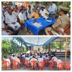 सहारनपुर10अक्टूबर24*आगामी त्योहारों के मध्य नजर थाना सरसावा प्रागंण में शांति समिति की बैठक सम्पन्न*