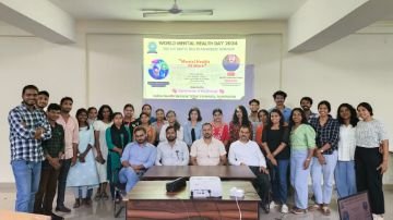 अनूपपुर11अक्टूबर24*इंदिरा गांधी राष्ट्रीय जनजातीय विश्वविद्यालय अमरकंटक में विश्व मानसिक स्वास्थ्य दिवस मनाया गया अनूपपुर11अक्टूबर24*इंदिरा गांधी राष्ट्रीय जनजातीय विश्वविद्यालय अमरकंटक में विश्व मानसिक स्वास्थ्य दिवस मनाया गया