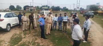 अनूपपुर11अक्टूबर24* विसर्जन कुण्ड स्थलों की व्यवस्थाओं का कलेक्टर एवं पुलिस अधीक्षक ने किया अवलोकन