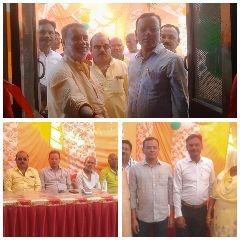 मथुरा11अक्टूबर24*विस्थापित राशन की दुकान का जिला पूर्ति अधिकारी मथुरा ने उद्घाटन कर किया शुभारंभ