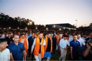 देहरादून13अक्टूबर24*सीएम धामी ने दशहरा महोत्सव में लोगों का अभिनंदन करते हुए दशहरे की शुभकामनाएं दी,