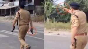 बहराइच14अक्टूबर24* नहीं रुक रही थी हिंसा,सीएम योगी ने दिया आदेश तो पिस्टल लेकर सड़क पर उतरे एडीजी एलओ*