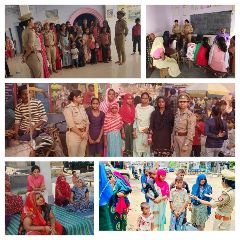 मथुरा15अक्टूबर24*मिशन शक्ति अभियान फेज-05* के तहत महिलाओं व बालिकाओं को जागरूक किया गया