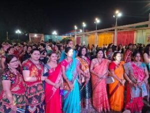 मथुरा15अक्टूबर24*हिंदुस्तान की गरबा नाइट में चला इंडिया क्वीन अनीता भट्ट का जादू